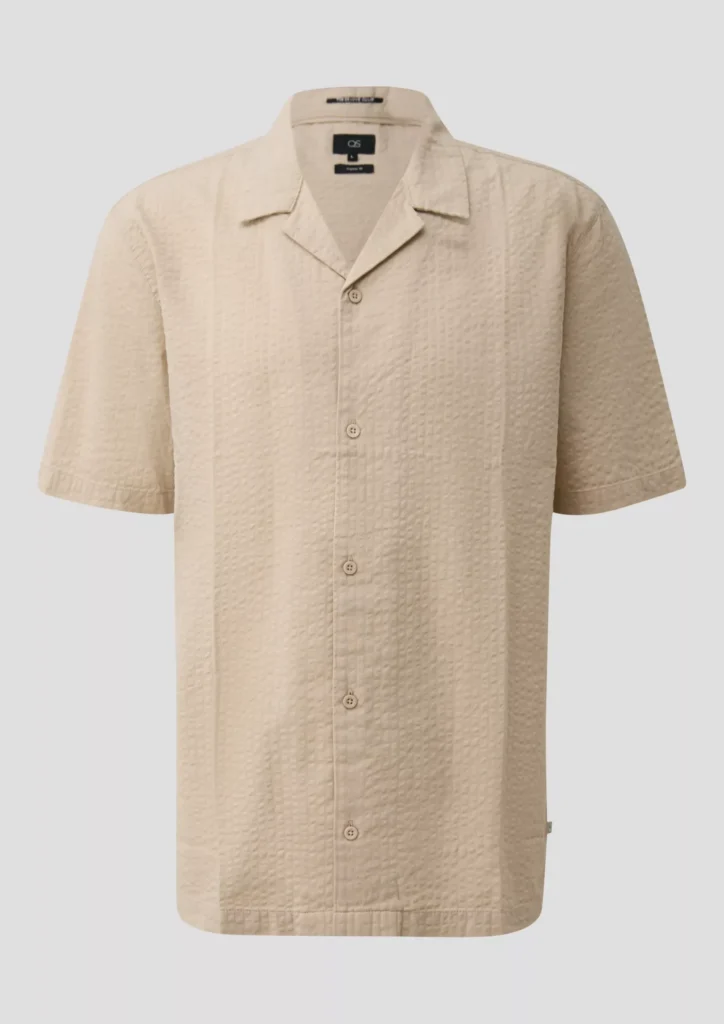 Cadence & Co Linen Camp-Collar Shirt