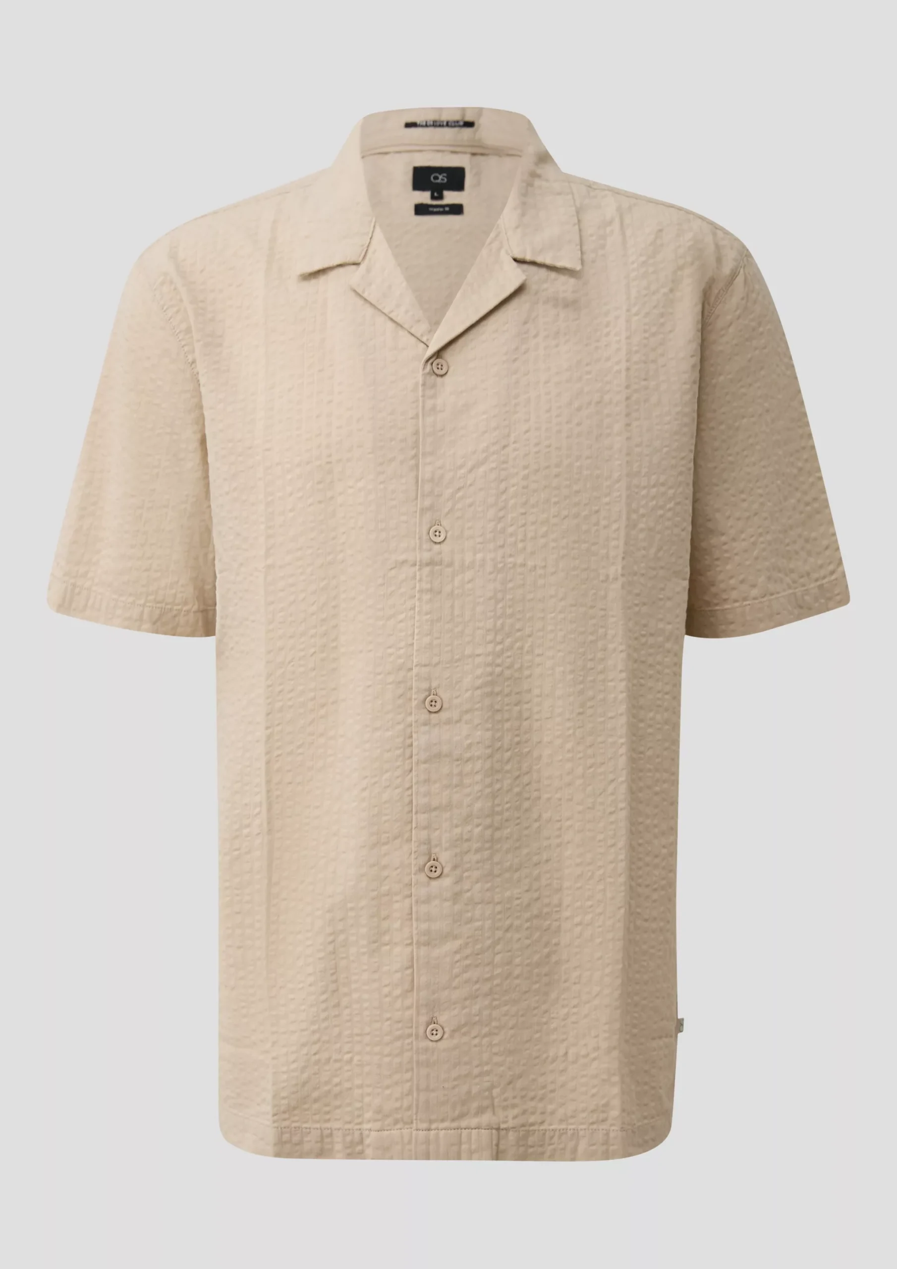 Cadence & Co Linen Camp-Collar Shirt