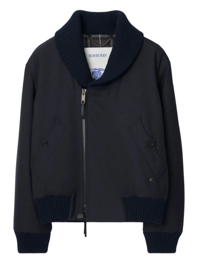 Side zipped bomber jacket